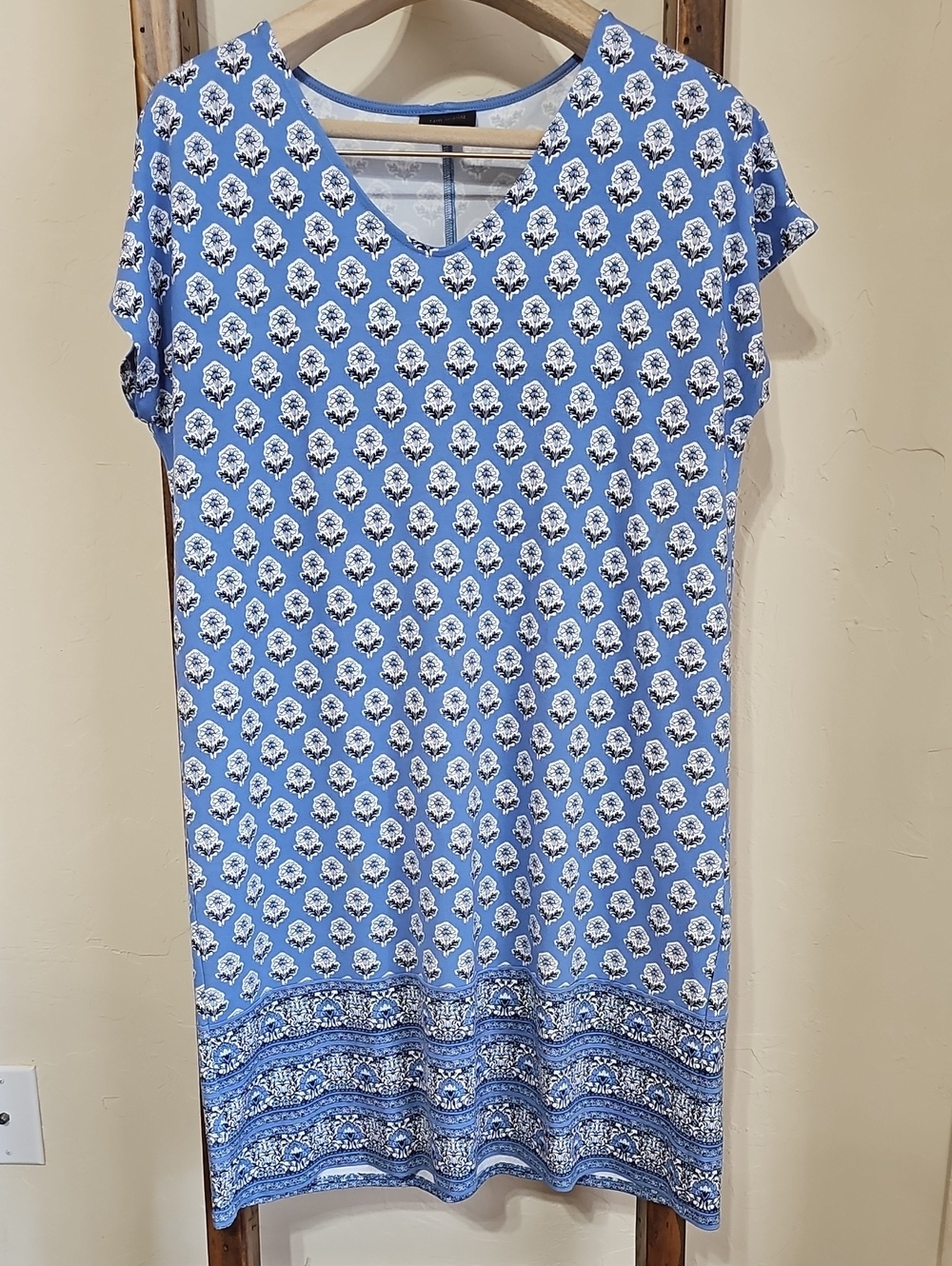 J. Jill Wearever Collection Floral Print Dress